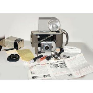 Polaroid 1950s 80B Land Camera, Winklight, Papers, Rare Accessories-Collectors